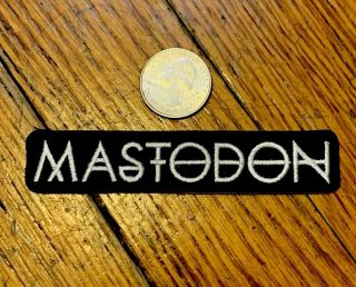 Mastodon 4 " Band Patch - Rare,  Rock,  Metal,