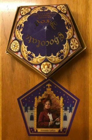 Harry Potter Chocolate Frog Artemisia Lufkin Card (limited Edition Rare)