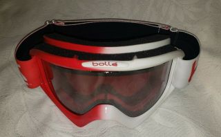Bolle Nova I Matte Red/white Rare Ski Snowboarding Goggles