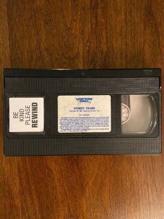 Street Trash VHS Lightning Video Rare Horror Htf 3