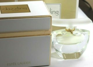 Rare $200,  Dazzling Gold Estee Lauder Pure Parfum.  37oz / 11ml No Box 95 Full