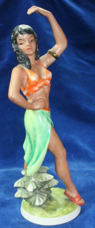 Rare Vintage Goebel Hummelwerk Island Dancers Figurine Ff300 1968
