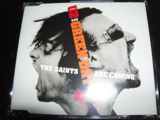 Green Day & U2 Ft Bono The Saints Are Coming Rare Australian Print Cd