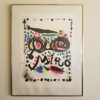 Rare Joan Miro 