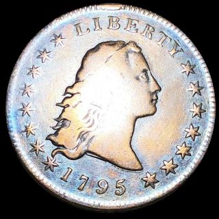 1795 Flowing Hair Dollar Nicely Circulated Draped Bust Silver Rare Collectible
