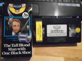 Rare Oop Tall Blonde Man With One Black Shoe Vhs Film 1972 French Pierre Richard