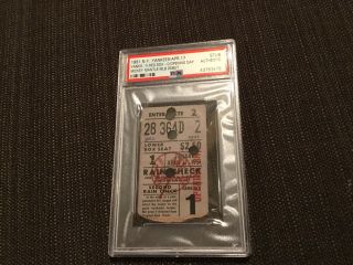 1951 Psa Rare Mickey Mantle Debut Yankees Ticket Compare 1952 Topps