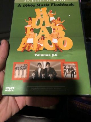 Hullabaloo - Volumes 5 - 8 (dvd,  2001) Rare Oop Rolling Stones,  Zombies And More