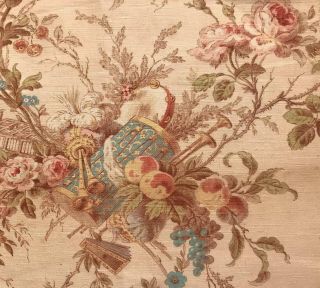 Late 19th Century French Rococo Linen Cotton 523