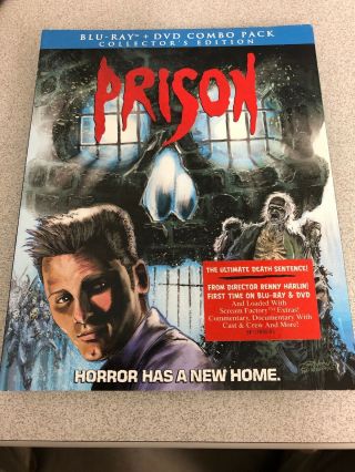 Prison Blu - Ray - Slipcover Only - Scream Factory - Oop Rare Horror Movie 80s