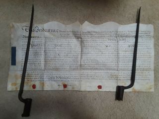 Vellum Document Dated 1747 (king George Ii) Tho.  Pratt & Spinster Mary Bardsley
