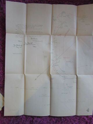 Ww1 The Battle Of Jutland Official Despatches Map Duke Of Edinburgh Rare Fc74a