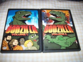 Godzilla Volume 1 & 2 The Animated Series - Rare