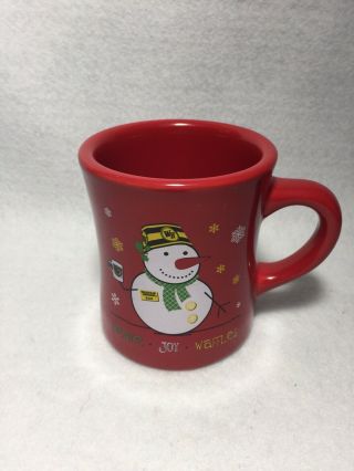 Waffle House Coffee Mug Rare 2014 Christmas Brand