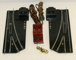 Ac Gilbert American Flyer Train 720a Remote Control Switches Rare Red Color
