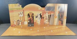 Rare Vtg 1977 Star Wars General Mills Cantina Adventure Set Cardboard Display