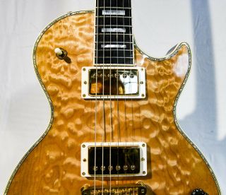 Gibson Custom Shop 2002 Les Paul Heartwood Flamed Unique Rare