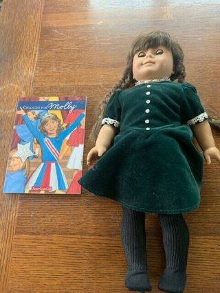 American Girl Pleasant Company Rare Molly Doll,  Clothes,  Book