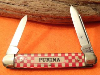 Vintage Kutmaster Purina Pocket Knife Antique Pocket Knife Old Purina Pen Knife