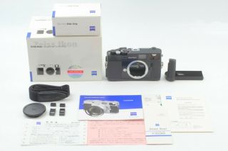 [ Rare Top W/ Grip ] Zeiss Ikon Zm Rangefinder Camera Black M Mount 786