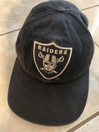 Nike Rare Vintage Oakland Raiders Nfl Snapback Hat Cap