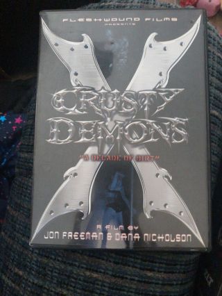Crusty Demons X " A Decade Of Dirt " (dvd 2004) Rare