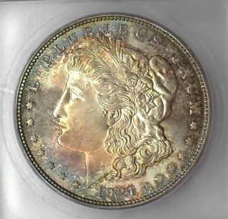 1921 - D Morgan Silver Dollar Icg Ms67 Lists For $23,  500 Iridescent Very Rare