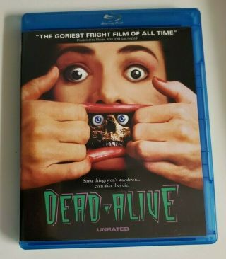 Dead Alive Blu - Ray Disc,  Unrated Rare Oop Tmothy Balme,  Peter Jackson Authentic