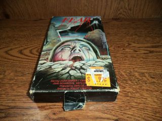 Fear (vhs) Wizard Big Box / - Rare Oop Zombies (former Rental)