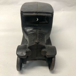 Rare Vintage Cast Iron Toy Model T Sedan By Dent