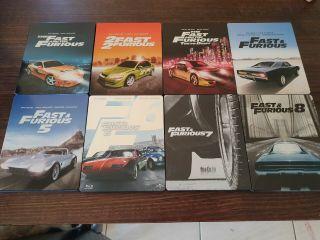 Fast And The Furious Blu Ray Steelbook Complete Rare Oop Fast And Furious Ff Br