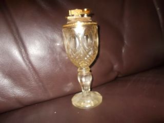 Vintage And Very Rare Wine Glass Table Lighter