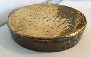 Antique Late 19th / Early 20th Century Large 13 X 2.  5 Inch Brass Gong