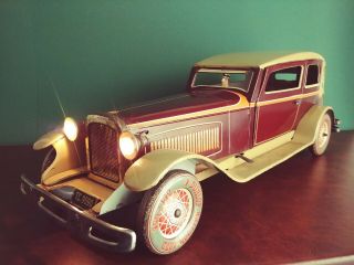 Very Rare 1930 ' s Largest Tippco TCO 9590 Tin Wind - up Coupe Limousine 2