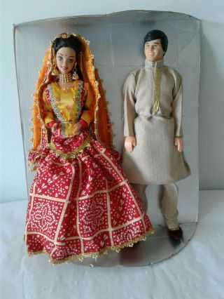 Rare Barbie And Ken India Bridal Couple.  No Box
