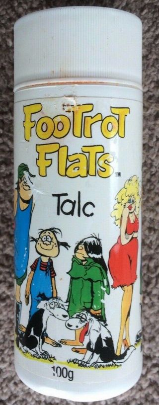 Footrot Flats Talc Powder Vintage Murray Ball Comic 27 Weekender Dog Movie Rare