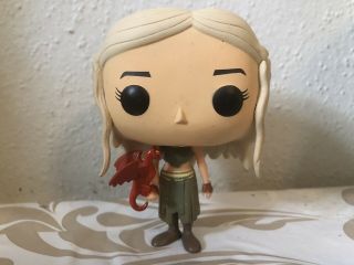 Daenerys Targaryen - Funko Pop - Game Of Thrones Red Dragon Error Rare