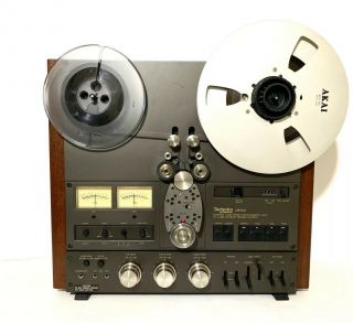 Rare Technics Rs - 1500us 10”/7” Reel To Reel Tape Deck Recorder Serviced Near Mnt