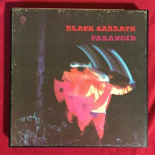 Black Sabbath - Paranoid - Wb - 4 Track 3 3/4 Ips Stereo Rare Rock Reel To Reel