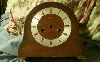 Vintage 1940s/50s Smiths Enfield Wood Clock Case