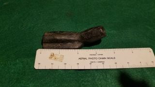 Native American Trowl Platform Pipe Rare Tennessee Indian Artifact Engraved