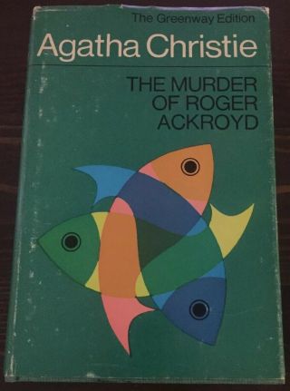 The Murder Of Roger Ackroyd Greenway Edition Agatha Christie Hc/dj 1972 Rare