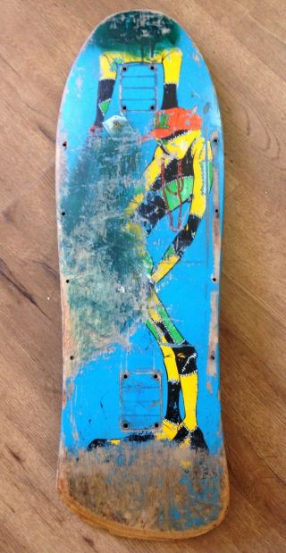 Vintage 1988 Powell Peralta Ray Barbee Ragdoll Skateboard Deck Toasted