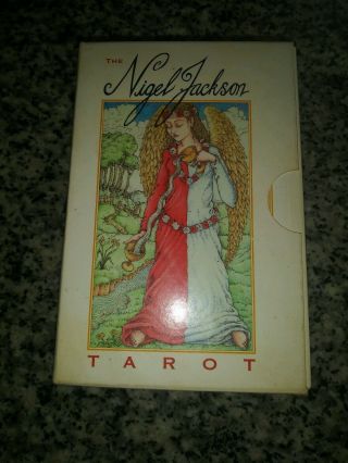 The Nigel Jackson Tarot Card Deck & Book Set 2000 Extremely Hard To Find Rare