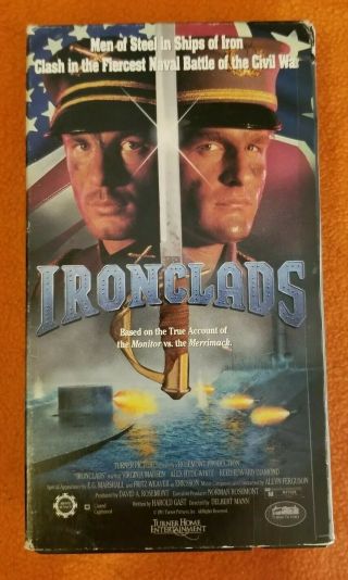 Ironclads Vhs Rare Not On Dvd Turner Home Entertainment Virginia Madsen
