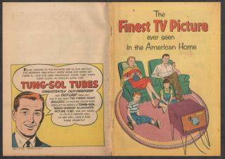 Rare 1955 Tung - Sol Television Tv Tubes Comic Book Ad 14 Pgs