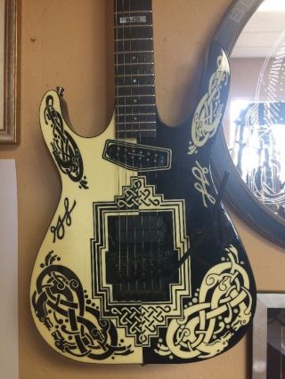 Esp Serpent Custom George Lynch Signature Electric Guitar Rare Reverse Body