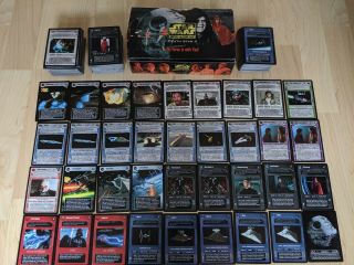 Star Wars Ccg Death Star Ii 2 Opened Booster Box - Complete 350,  36 Rares