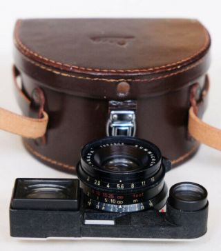 Leitz Leica Rare Black Paint 1st 8 Element Summicron 2/35mm M3 M