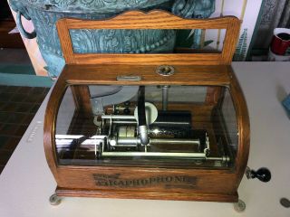 1897 Graphophone Coin Operated Columbia Phonograph Extremely Rare All